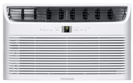 Frigidaire 230V 12000 BTU Wall Air Conditioner with Dehumidifier, Fan & Remote Control, Quiet Energy Efficient Wall Mounted AC Unit for Home Cooling, Cools Rooms Up To 550 Sq Ft