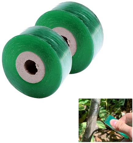 Veredelungsband, 2 Stück Veredelungsband Für Obstbäume, Pfropfband Selbstklebend 100 m x 2 cm, Selbstklebend, Für Obstbäume, Pfropfband für Garten
