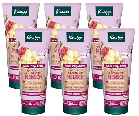 Kneipp Aroma-Pflegedusche Lieblingsmensch Duschgel, Multipack 6 x 200ml