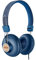 House of Marley Positive Vibration 2 Cuffie Over Ear con Microfono Incorporato, Driver da 40 mm, Cuffia Pieghevole con Lungo Cavo, Materiali Sostenibili, Denim