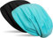 styleBREAKER Beanie Wendemütze in Unifarben, Slouch Mütze, leicht und weich, Longbeanie, Unisex 04024115, Farbe:Schwarz/Türkis
