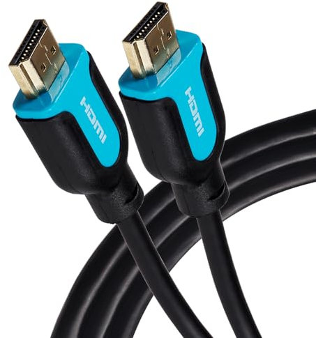 Maplin HDMI Cable 5M, 4K 30Hz Ultra HD High Speed, ARC, HDR, 3D, Ethernet, Compatible with TVs, Monitors, PS4/5, Xbox, Projectors, Soundbars, Sky Box, PCs, Laptops, Apple TV