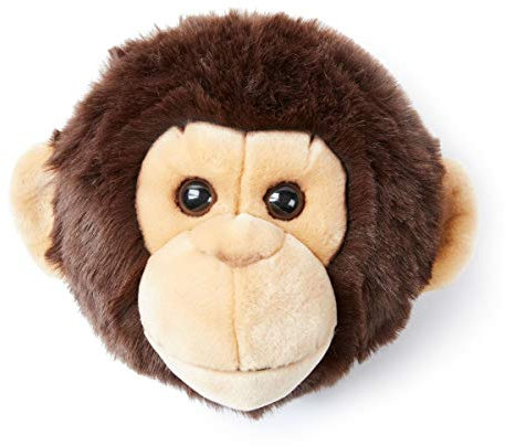 Trophée Peluche Tete de Singe Wild and Soft