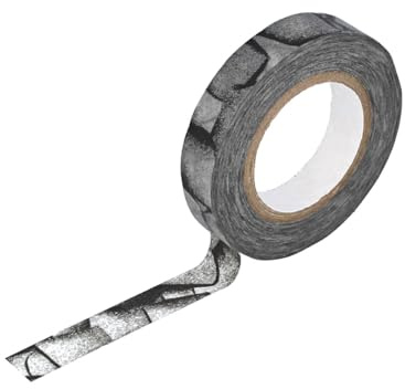 Classiky Masking Tape Washi Kratzer dunkelgrau 10mm.x15m
