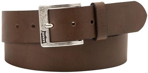 Levi's Herren Cloverdale Gürtel, Braun (Brown 28), 90 (Herstellergröße: 105)