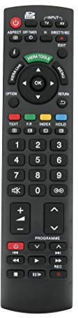 VINABTY N2QAYB000350 Remote Control replacement fit for PANASONIC Viera TV TX-L32X15P TX-L32X15PS TX-L37X15P TX-PR42S10 TX-PR42S11 TX-PR42U10 TX-PR46S10 TX-PR50S10 TX-PR37C10 TX-L32X15PS