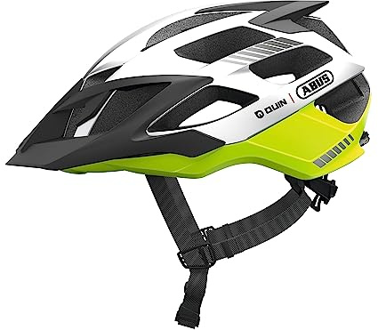 ABUS Montainbike-Helm Moventor Quin - Smarter Fahrradhelm mit Crash-Erkennung und SOS-Alarm-System - für Damen und Herren