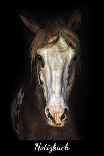 Notizbuch: Tolles Pferde Notizbuch mit karierten Seiten und Datum | 6x9 /15.24 x 22.86 cm ca. 120 Seiten | Geschenk für Pferde Freunde