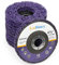 LotFancy Stripping Disc, 6PCS 4 1/2” x 7/8” Quick Easy Strip and Clean Discs, Paint and Rust Remover Stripper for Angle Grinder, Silicon Carbide Abrasive Wheel for Wood Metal Fiberglass, Purple