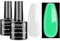 KRISNICE Glow In The Dark Gel, Long-lasting Luminous Nail Gel Top Coat for Nail Art, Transparent Top Coat, UV LED Needed Perfect with Any Colors Salon Pro DIY Home(KYG2-001)