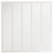 Steinberg14 Griglia di Ventilazione Rettangolare 500x500 mm - Griglie di Aerazione in Metallo Bianco - Serranda di Scarico dell'aria con Zanzariera - Copri Bocchetta Interna a Parete e a Soffitto
