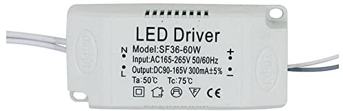 1pcs entrée AC 220V Courant 220-300MA Transformateur non isolant Constant LED conduit d'alimentation,d-36-60W