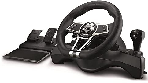 ready2gaming Hurricane Wheel Pro (PS4/PS3/PC/Switch) - Lenkrad - USB - Multifunktion - 15 Tasten - 3,7 kg - 200 mm (B) x 50 mm (L) x 200 mm (H) - PS4, Nintendo Switch - Herstellergarantie