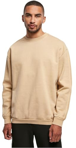 Urban Classics Herren Heavy Terry Garment Dye Crew