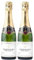 Tanners Extra Reserve Brut Champagne 37.5cl, Half Bottle Duo Gift Set