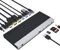 Dock USB C, WAVLINK Stations d'accueil pour Ordinateur Portable Triple écran 4K avec Charge PD 100W,HDMI,2 DisplayPort,Ethernet,4 USB 3.0, USB-C,Lecteur Micro SD et SD,pour Thunderbolt 3/4,Windows/Mac