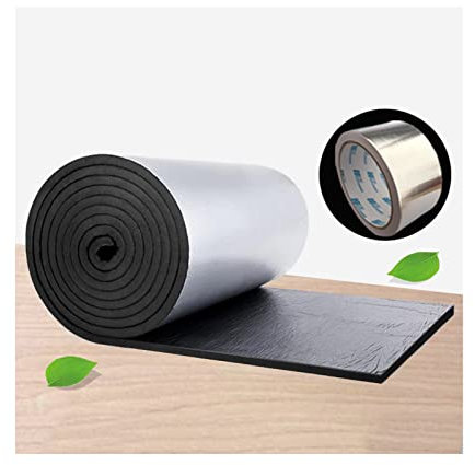 Insonorización Coche,Aislante Térmico Acústico Estera,Rolla De Aislamiento Del Reflector Del Radiador,Rollos De Aislamiento Reflectante De Aluminio,Barrera Térmica Y Vapor,15mm（thk）,1 *8M (8m²)