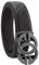 KLWINO Herren Personalisierte geprägte Ledergürtel mit automatischer Schnalle Ratsche Kleid Gürtel, verstellbare Länge, Cc-schwarz-schwarz, 20-44W