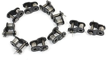 A ABSOPRO Bicycle Half Offset Chain Connecting Link Connectors (Set of 10)