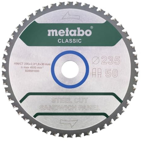 Metabo Sägeblatt SteelCutSandwichP Classic 235x30