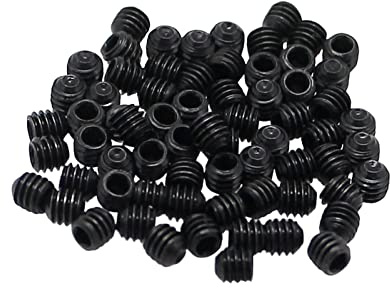 Fbshicung 100PCS 1.5MM Serger Fine Pin Screw for Hexagonal Needle Compatible with Sewing Machine JUKI MO 2516 3600 3900 OVERLOCK