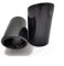 Auspuffblende Für VW Für Passat CC Für Tiguan Auto Auspuff Schalldämpfer Tip Cover Car-Styling Zubehör Auto Endrohr (Farbe : Carbon Color)