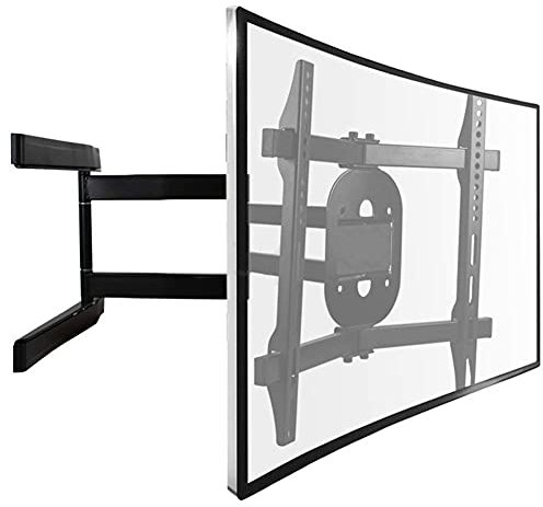 Soporte de TV, Soporte de Montaje en Pared de TV Curvado Resistente para TV Curvada de 32-65 Pulgadas con un tamaño máximo de Placa de Montaje en Pared de 400X400 mm Good
