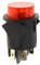 Interrupteur 4 cosses rouge poussoir pour Nettoyeur vapeur