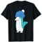 Lustige Ente mit süßer blauer Mütze T-Shirt