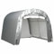 ShCuShan Tenda Capannone 300x300 cm in Acciaio Grigio,Tendone Garage, costruzione stabile in acciaio Garage per bicicletta