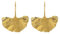 Ginkgo-Blatt-Ohrringe für Frauen, Goldene Blütenblatt-Ohrhänger, Aussage-Tropfen-Ohrringe Hypoallergen, Herbst Boho Ohrstecker, Ginkgo-Schmuck