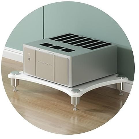 Rack AV Étagère 1/2/3/4 Niveaux Meuble TV Meuble TV Amplificateur Armoire Équipement Armoire Haut-Parleur Support Amplificateur Support
