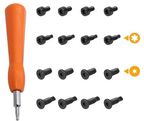 Video Doorbell Screwdriver,T6 T15 & + 16Pcs Screwdriver Fit Doorbell, 2nd Generation, Doorbell 2 / pro Doorbell 3 Doorbell 4 Doorbell Plus and Pro & Elite Doorbell Security Screw