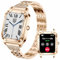 TAYSHILEY Smartwatch für Damen, 1,59 Zoll Full Touch Mit Weiblicher Gesundheitsverfolgung, Fitness-Tracker, Herzfrequenzmesser, Wasserdichte Sportuhr für Android iOS (Gold)