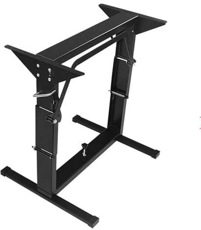 RTTZBOZ Base de Table de Dinette RV, Pieds de Table Pliants Réglables, Pieds de Bureau de Barre de Levage, Pieds de Table en Métal, pour Camping-Car
