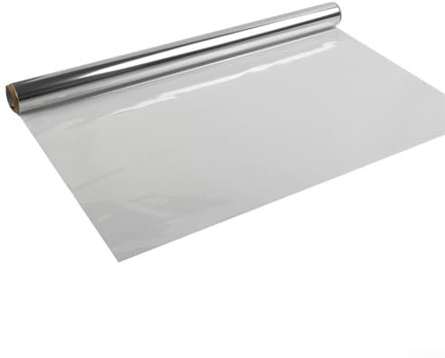 Transparente elektrostatische Folie für schmutz- und wasserfesten Wandschutz (60 cm x 2 m)