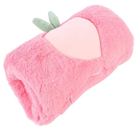 Milisten Faux Fur Hand Muffs Für Damen Und Mädchen Winterplüsch Handwärmer Mit Pfirsichmuster Flauschige Armwärmer Für Zuhause Und Büro Perfektes Für Kalte Tage