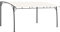 Gecheer Tenda,Parasole,Gazebo,Pegolato,da Giardino,in Tessuto,Crema,Telaio Acciaio,4x3x2,55 m,Gazebo da Giardino con Struttura in Acciaio,Gazebo da Parete