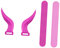 Housoutil 1 Paar Silikon Kopfhörer -Anhang Kopfhörner Dekorationen Kopfhörer Dekoration Kopfhörer Cosplay Requisiten Headset Ornamente Headset Zubehör Headset Decors Rosy Rosy