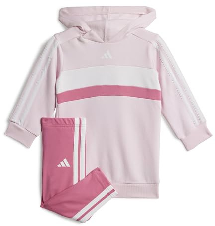 adidas Mädchen SEASONAL ESSENTIALS TIBERIO 3 STRIPES FLEECE LEGGINGS SET