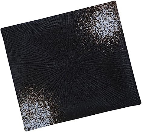 Amosfun Plato De Cerámica De Diseño Japonés Cuadrado Para Plato Para Servir Postres Para Celebraciones Diarias.