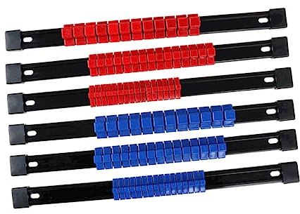 Angoily 6pcs Socket Organizers for Toolboxes Socket Holder Storage Board Rails Portable for Mechanics