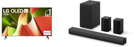 LG OLED48B46 48 4K OLED Smart TV Barre de Son S40TR 4.1, 400W