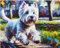 West Highland White Terrier Westie Jigsaw Puzzle 1000 Piece Westie Dog Lover Family Jigsaw Puzzle Gift Idea
