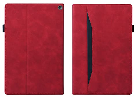 Tablet-Reise Compatible with Kindle Fire HD 10 Tablet Case & Feuer HD 10 Plus Case11th-Generation, 2021 Release Bracket-Art Tablette Pc. Fall-Tablette-Kasten-justierbare Befestigungsband-Karten-Slot-