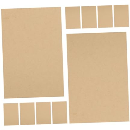 DIYEAH 10stücke Kraftpapier-notizblock Selbstdurchschreibend Leere Seiten Tragbar Für Büro Und Reisen Ohne Kohlepapier Effizientes Kopieren Und Notizen