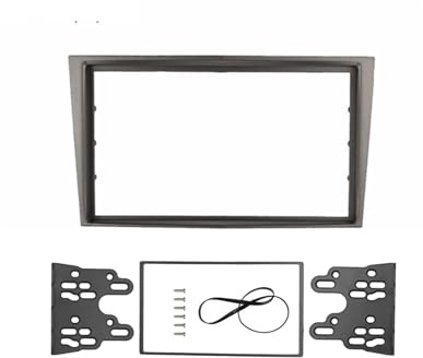 Auto-Radio Blende 2-DIN-Radioeinbaurahmen Für Opel Für Corsa C(Silver)