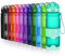 ZOUNICH Trinkflasche Sport BPA frei Kunststoff Sporttrinkflaschen für Kinder Schule, Joggen, Fahrrad, öffnen mit Einer Hand Trinkflaschen Filter, Smaragd, 25oz/700ml