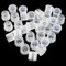 Capsules d'encre de tatouage gobelets - SOTICA 300PCS #17 Grandes gobelets d'encre de tatouage en plastique Microblading Maquillage Tattoo Capsules d'encre avec base blanc