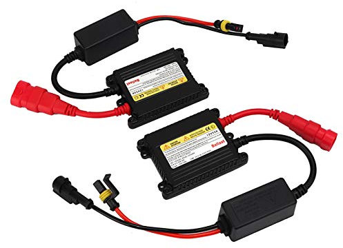 Yosoo Health Gear Kit de Conversion 2 pièces 12V 55W Remplacement Universel de Ballast au xénon numérique Mince pour H1 H3 H4 9003 HB2 H7 H8 H9 H11 H10 H13 9005